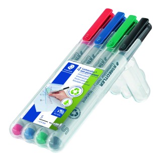 STAEDTLER OHP-Stift Lumocolor® 311WP4 non-permanent 0,4 mm mehrere Farben