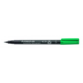 STAEDTLER OHP-Stift Lumocolor® 313 permanent S 0,4 mm grün