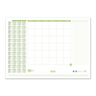 URSUS GREEN Schreibunterlage 30 Blatt mit Kalender