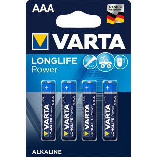 VARTA Batterie 4903 HE Micro AAA 4 Stück