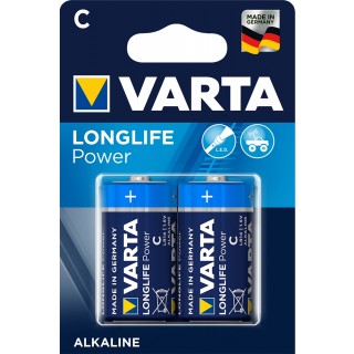 VARTA Batterien Longlife Power C LR14 2 Stück 1,5 Volt