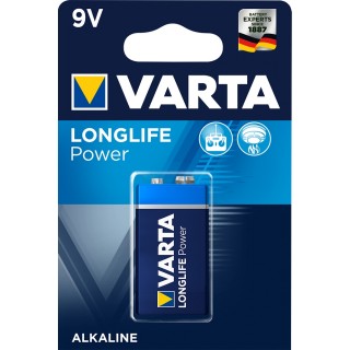 VARTA Batterien Longlife Power 9 Volt