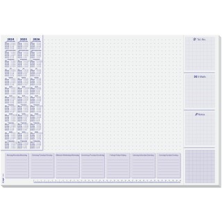 SIGEL Schreibunterlage mit Kalender 30 Blatt  80 g/m2 weiß