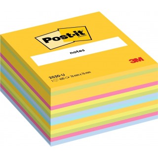 POST-IT® Haftnotizwürfel 2030U 450 Blatt 76 x 76 mm mehrfarbig