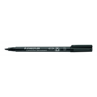 STAEDTLER OHP-Stift Lumocolor® permanent 1-2,5 mm schwarz