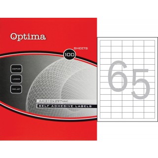 OPTIMA Etiketten 32077 DIN A4 100 Blatt 3,8 x 2,12 cm