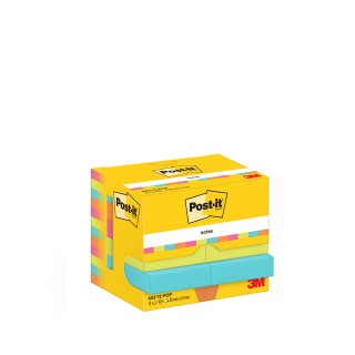 POST-IT® Haftnotizen 653-12-POP 12 Blöcke à 100 Blatt 51 x 38 mm farbig sortiert