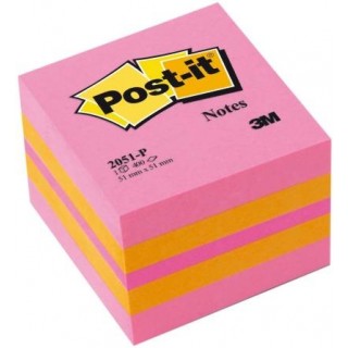 POST-IT® Haftnotizwürfel 2051P 400 Blatt 51 x 51 mm mehrfarbig