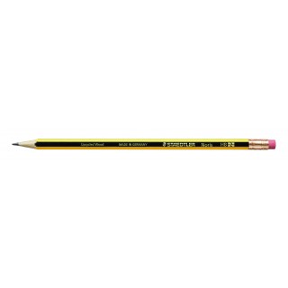 STAEDTLER Bleistift Noris® 122 mit Radiergummi HB