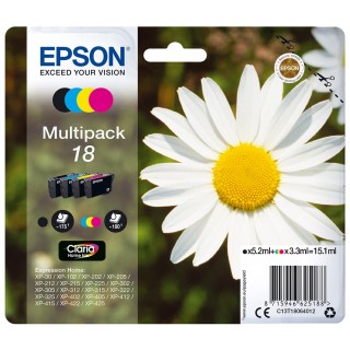 EPSON Tintenpatrone Nr. 18 Multipack mehrere Farben