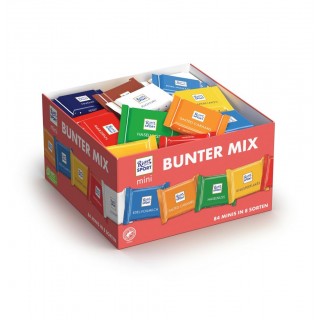 RITTER SPORT Mini-Schokoladen Bunter Mix 84 Stück