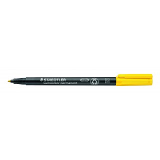 STAEDTLER OHP-Stift Lumocolor® 317 permanent 1 mm gelb