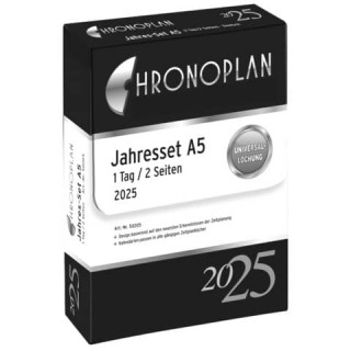 AVERY ZWECKFORM Jahresset Chronoplan 50205 DIN A5 822 Blatt für 2025