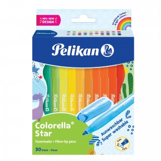 PELIKAN Fasermaler Colorella® Star C302/30 30 Stück fein farbig sortiert