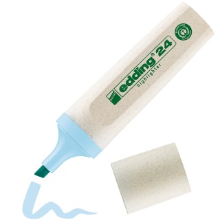 EDDING Textmarker EcoLine 24 mit Keilspitze 2-5mm pastellblau