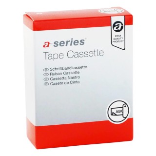 A-SERIES Schriftband für BROTHER P-Touch TZe241 18 mm schwarz auf weiß