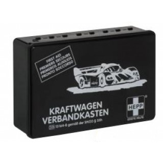 HEPP KFZ-Verbandskoffer Ö-Norm V5101 DIN 13 164-B befüllt schwarz