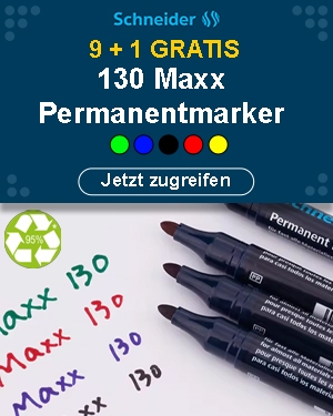 SCHNEIDER Maxx 130 Permanentmarker 9 + 1 GRATIS